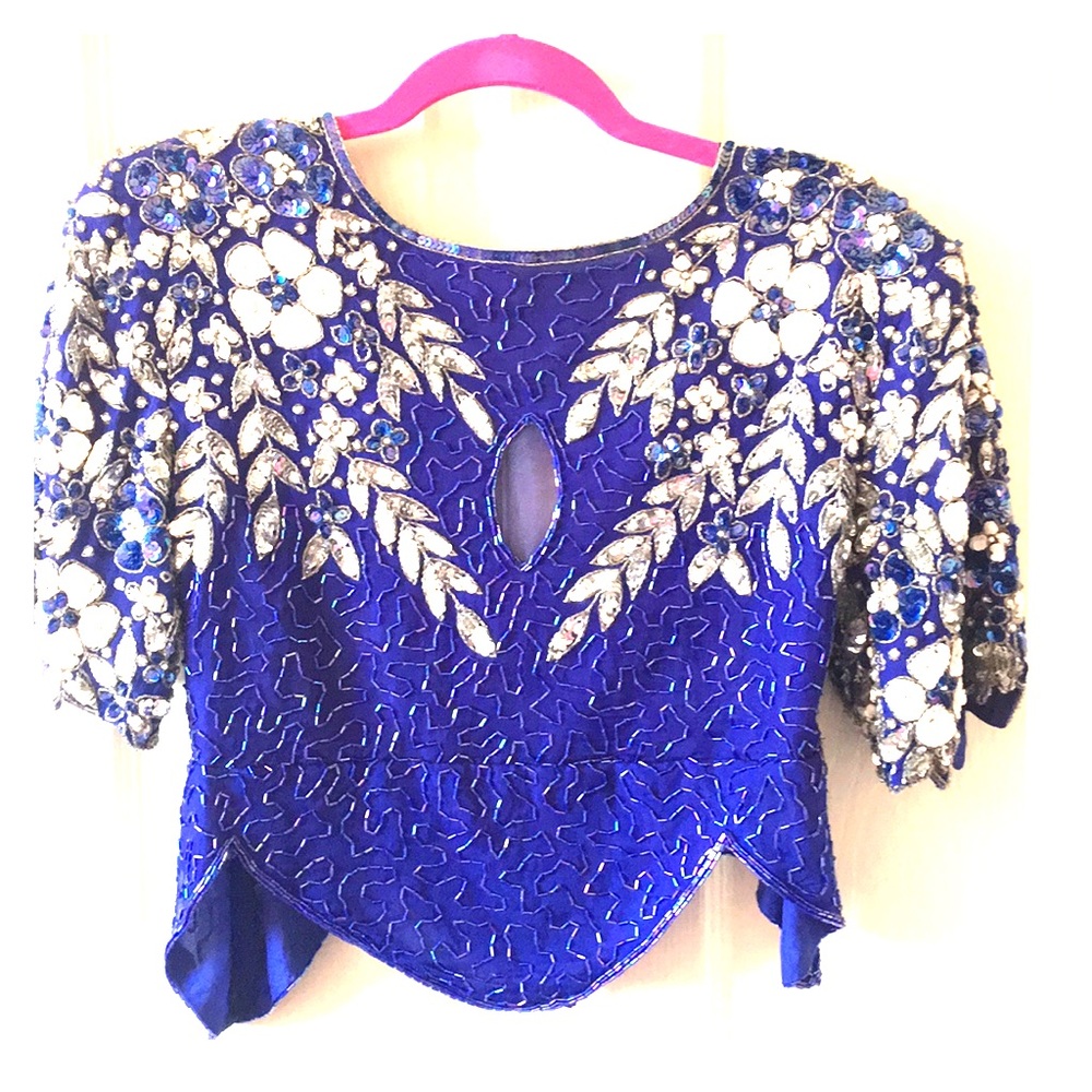 Sequence evening top
